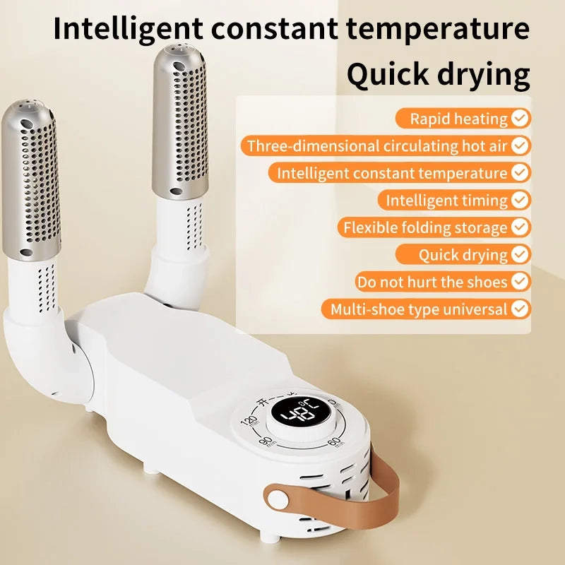 Intelligent Timer Adjustable Shoe Dryer